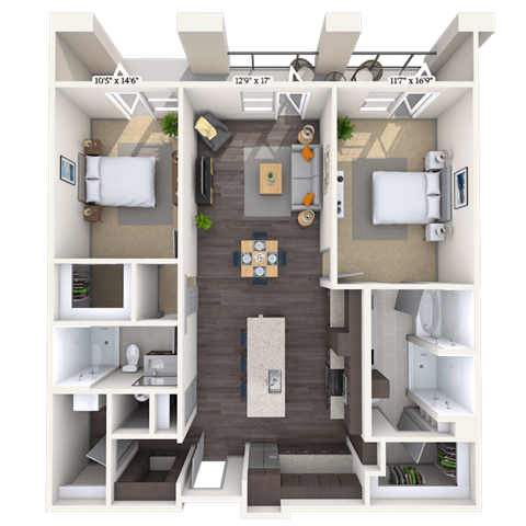 7555 Warren Parkway Studio-3 Beds Apartment for Rent - Photo Gallery 71